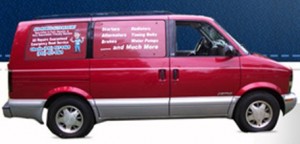 ACE Mobile Mechanics Auto Repair Myrtle Beach service van for roadside, at office, at home repairs on all makes and all models of vehicles. ASE Certified Myrtle Beach Mechanics at ACE mobile auto repair Myrtle Beach, SC 843-457-9469